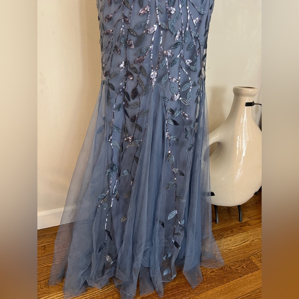 Ever Pretty Slate Blue Embellished Maxi Dress - Picture 6 of 15